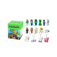  Minecraft kulcstartó dobozban játékfigura