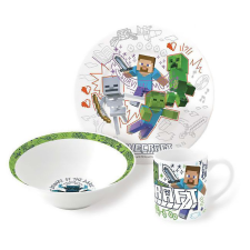 Minecraft Minecraft Explore More porcelán étkészlet Díszdobozban babaétkészlet