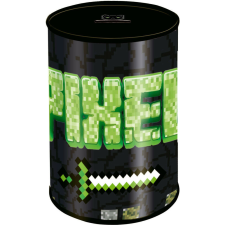  Minecraft mintás persely és ceruzatartó, kerek, Pixel (536849) persely
