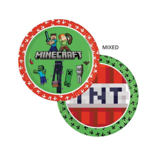 Minecraft party papírtáynér 23cm 8db party kellék