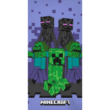  Minecraft Purple fürdőlepedő, strand törölköző 70x140cm lakástextília