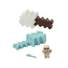  Minecraft: Reveal Vasgólem minifigura fehér kard alakú tárolóban - Mattel játékfigura