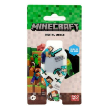 Minecraft sötétben világító szilikon LED karóra - Survival Mode karóra