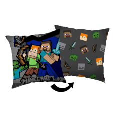 Minecraft Survival mode párna, díszpárna 40x40 cm lakástextília