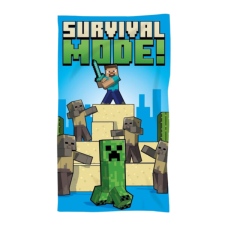  Minecraft Survival Mode strandtörölköző – 70x140 cm lakástextília