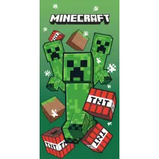 Minecraft TNT Creepers fürdőlepedő, strandtörölköző 70x140cm (Fast Dry) lakástextília