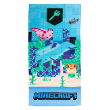 Minecraft Trident fürdőlepedő, strand törölköző 70x140cm CBX2410254MC lakástextília
