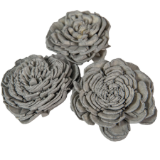  Ming boglárka szürke 4cm 50db-os dekorációs kellék