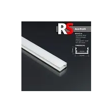  - MINI-01-A - Alumínium RS profil (felületre) LED szalaghoz, opál burával világítás