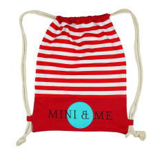 Mini & Me Tornazsák #fehér-piros tornazsák