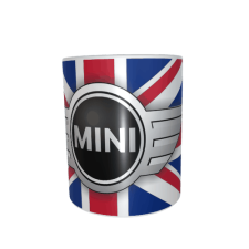  MINI brit zászlós bögre 3dl ajándéktárgy