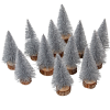  Mini fenyő ezüst M10cm 12db-os