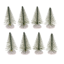  Mini fenyő zöld zöld 6cm 8db-os dekorációs kellék