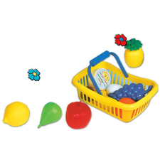  Mini gyümölcskosár gyümölcsökkel - zöldségekkel- D-Toys konyhakészlet