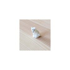  Mini kutya, fehér. Mérete: 15x22 mm dekorációs kellék