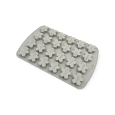  Mini mézeskalács készítő forma, szilikon, 32×20,5 cm, 24db sütés és főzés