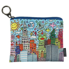 Mini pénztárca, polyester,12x1,5x10cm,James Rizzi:My New York City pénztárca