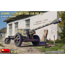MiniArt 1/35 7.5cm PaK 40 tankelhárító ágyú katonai modell makett
