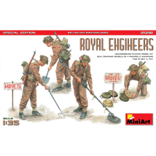 MiniArt 1/35 Angol mérnöki alakulat különleges kiadás katonai figura modell makett
