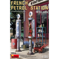 MiniArt 1/35 Francia benzinkút 1930-40 katonai modell diorama makett
