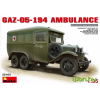 MiniArt 1/35 GAZ-05-194 Ambulance katonai jármű modell