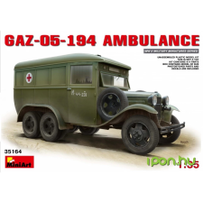 MiniArt 1/35 GAZ-05-194 Ambulance katonai jármű modell rc modell kiegészítő