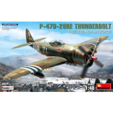 MiniArt 1/48 P-47D-28RE Thunderbolt Szabad Francia Légierő vadászgép modell makett