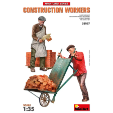  MiniArt Construction Workers with Accessories 1:35 (38097) makett