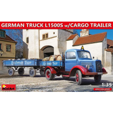  MiniArt German Truck L1500S W/Cargo Trailer 1:35 (38023) makett