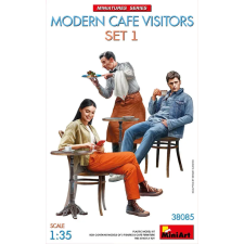  MiniArt Modern Cafe Visitors Set #1 1:35 (38085) makett