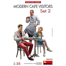  MiniArt Modern Cafe Visitors Set #2 1:35 (38090) makett