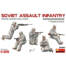  MiniArt Soviet Assault Infantry(Winter Camouflage Cloaks) 1:35 (35226) makett