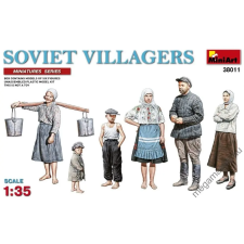 MiniArt - Soviet Villagers játékfigura
