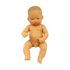 Miniland Baba - ázsiai fiú, haj nélkül, 32 cm-es, vízálló, MINILAND, ML31035