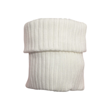 MiniM Gyerek kötött csősál - Fehér babasapka, sál