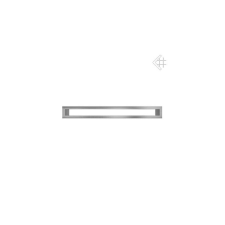  Minimal inox kandalló szellőzőrács 6x60 /hátfal nélkül/ hűtés, fűtés szerelvény