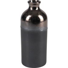  Minimalist Zen váza kerámia 19,5 cm x 7,6 cm átmérő fekete dekoráció