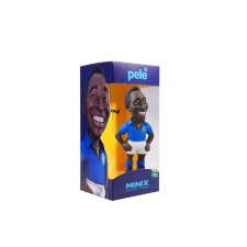 Minix Brazília - Pelé gyűjthető focista figura kék mezben 12cm (18086) játékfigura