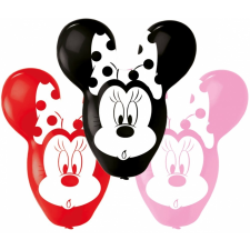 Minnie Disney Minnie léggömb, lufi 4 db-os party kellék