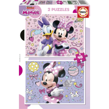 Minnie dupla puzzle képkészlet gyerekeknek puzzle, kirakós