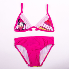 Minnie egér kislány fürdőruha - kétrészes fürdőruha - pink - 98 gyerek fürdőruha