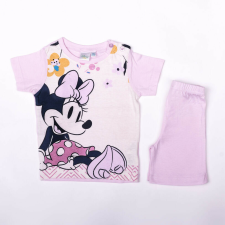  Minnie egér kislány pamut nyári együttes - póló-rövidnadrág szett - világosrózsaszín - 86 babaruha szett