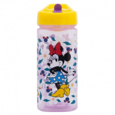 Minnie egér Prémium keményfalú szívószálas kulacs gyerekeknek - 510ML babaétkészlet