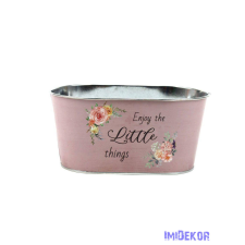  Mintás bádog ovális 10 cm - 153 dekorációs kellék