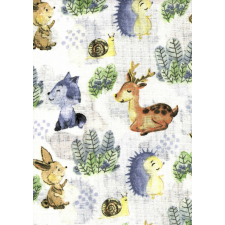 Mintás textil pelenka 1db-os - cuki állatkák mosható pelenka