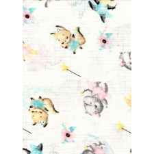  Mintás textil pelenka 1db-os - varázslatos állatok mosható pelenka