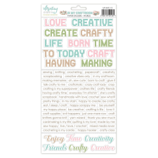 Mintay Papers In My Craftroom Matrica Paper Stickers Words 1 csomag matrica