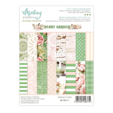 Mintay Papers Papírkészlet 6&quot;x8&quot; (15x20 cm) - Peony Garden (24 lap) decoupage papír