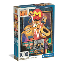  Minyonok 1000 db-os Compact puzzle Clementoni puzzle, kirakós