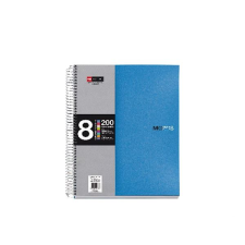 MIQUELRIUS A5 kockás spirálfüzet kék-szürke (A15246127) (A15246127) füzet